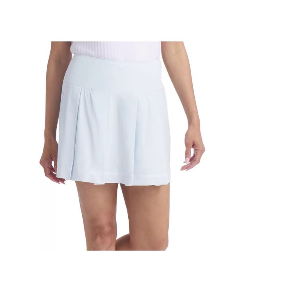 PUMA Striped Pleated Golf Skort Sage Green 15" Length NWT Size XXL